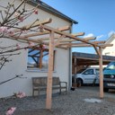 Winterende und Pergola